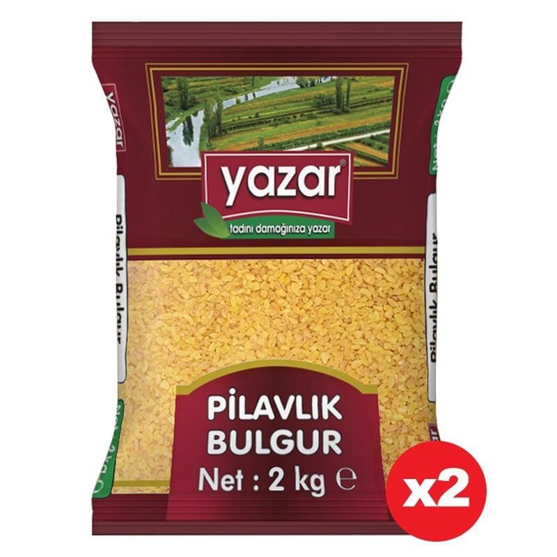 Yazar Pilavlık Bulgur 2 Kg x 2 Adet