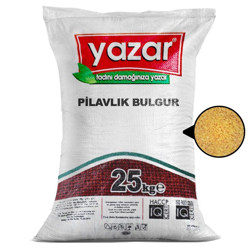 Yazar Bakliyat Pilavlık Bulgur 25 Kg