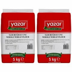 Yazar Taş Değirmende Öğütülmüş Tam Buğday Unu 5 Kg X 2 Paket