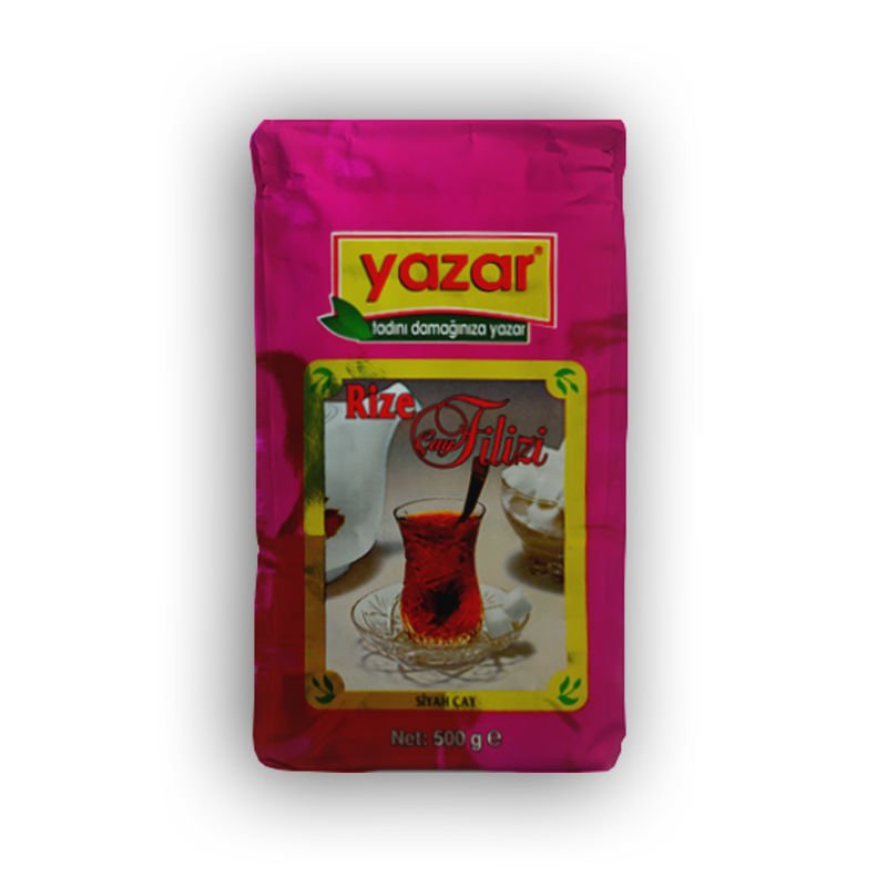 Yazar Rize Filizi Siyah Çay 500 Gr x 3 Paket + 750 Gr Tek Sargılı Küp Şeker Hediye