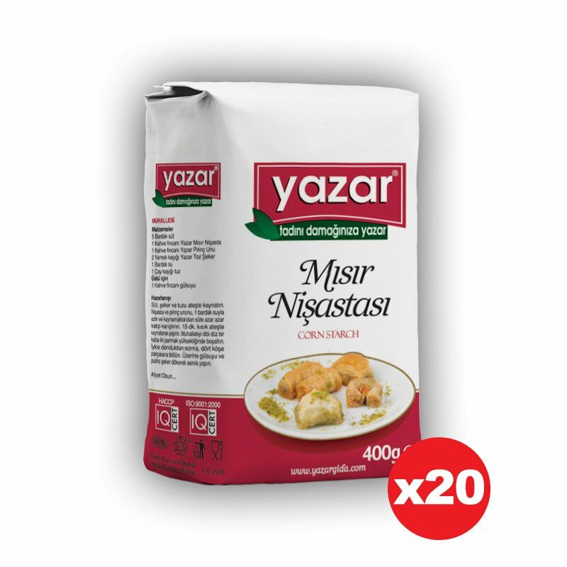 Yazar Mısır Nişastası 400 Gr x 20 Paket