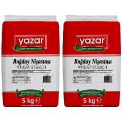 Yazar Buğday Nişastası 5 Kg x 2 Paket