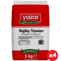 Yazar Buğday Nişastası 5 Kg x 4 Paket