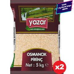 Yazar Osmancık Pirinç 5 Kg x 2 Paket