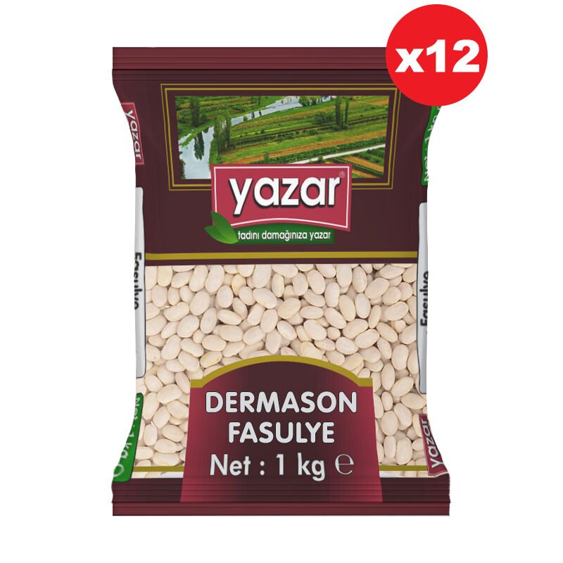 Yazar Dermason Fasulye 1 Kg. x 12 Paket