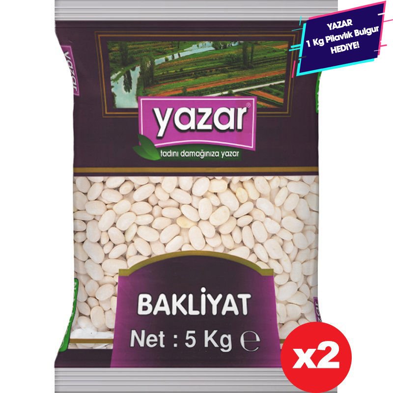 Yazar Dermason Fasulye 5 Kg. x 2 Paket