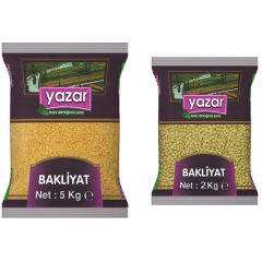 Yazar Pilavlık Bulgur 5 Kg. + Yeşil Mercimek 2 Kg.