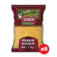 Yazar Pilavlık Bulgur 1 Kg x 6 Adet