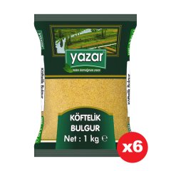 Yazar Köftelik Bulgur 1 Kg. x 6 Adet