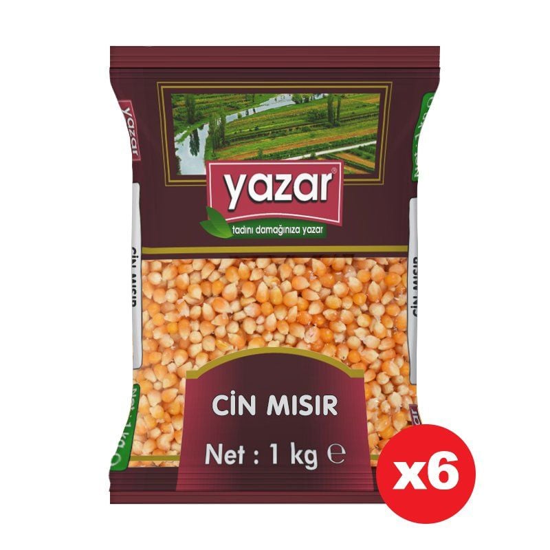 Patlatmalık Cin Mısır 1 Kg x 6 Paket