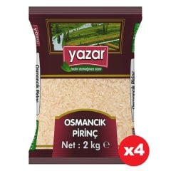 Yazar Osmancık Pirinç 2 Kg x 4 Paket