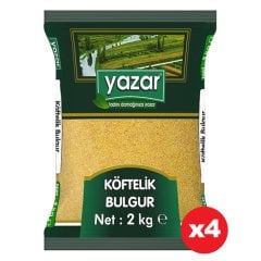 Yazar Köftelik Bulgur 2 Kg. x 4 Paket