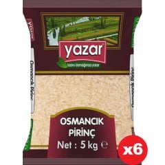 Yazar Osmancık Pirinç 5 Kg x 6 Paket