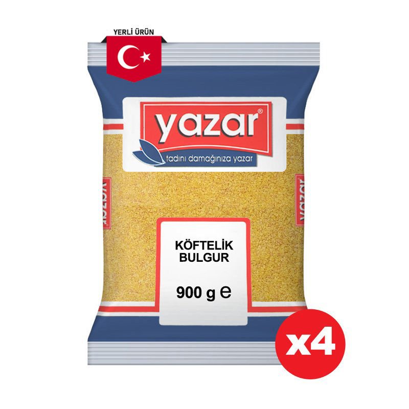 Yazar Köftelik Bulgur 900 Gr. x 4 Adet