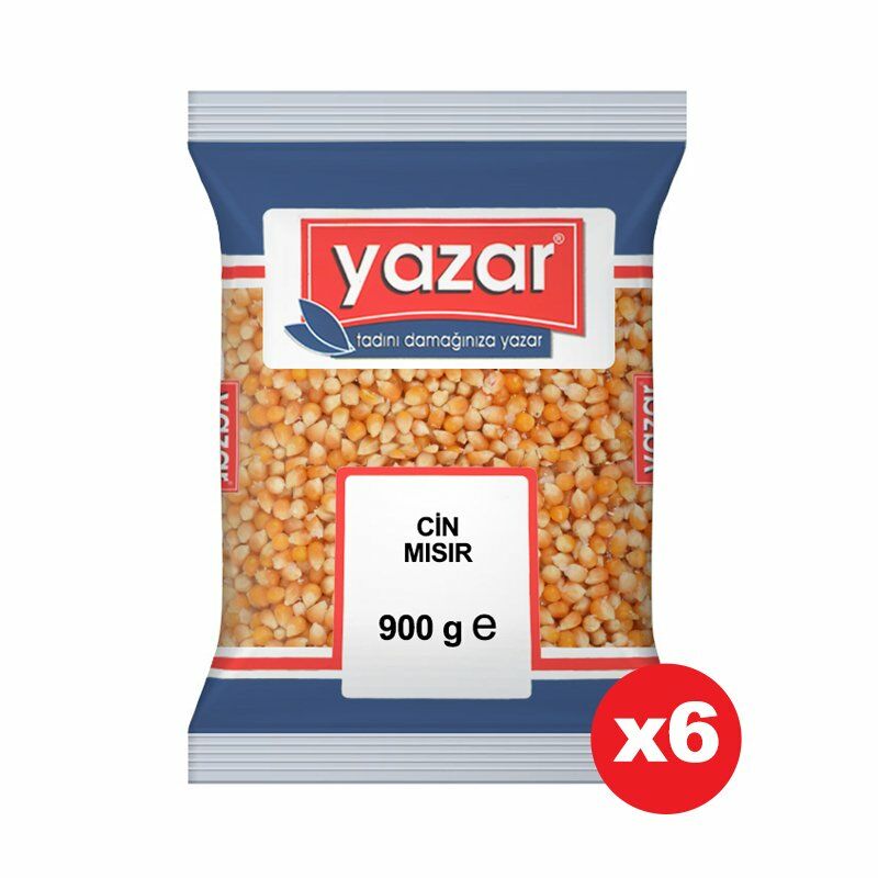 Patlatmalık Cin Mısır 900 Gr. x 6 Paket