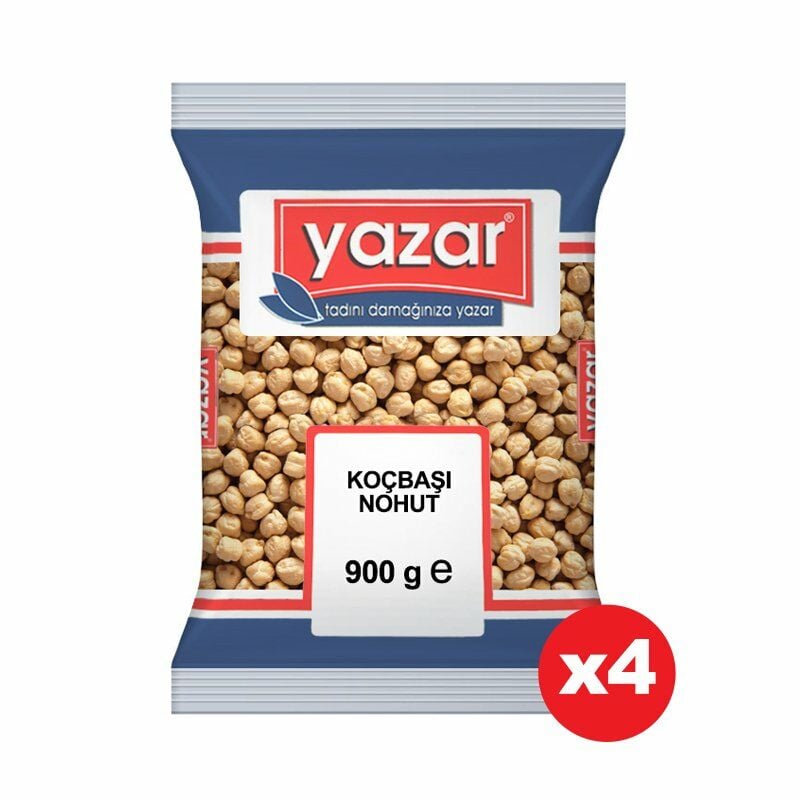 Yazar Koçbaşı Nohut 900 Gr. x 4 Adet