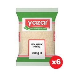 Yazar Dolmalık Kırık Pirinç 900 Gr. x 6 Adet