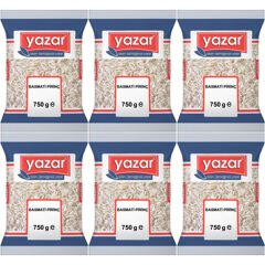 Yazar Basmati Pirinç 750 Gr x 6 Adet