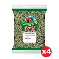 Orti Yeşil Mercimek 1 Kg. x 4 Adet