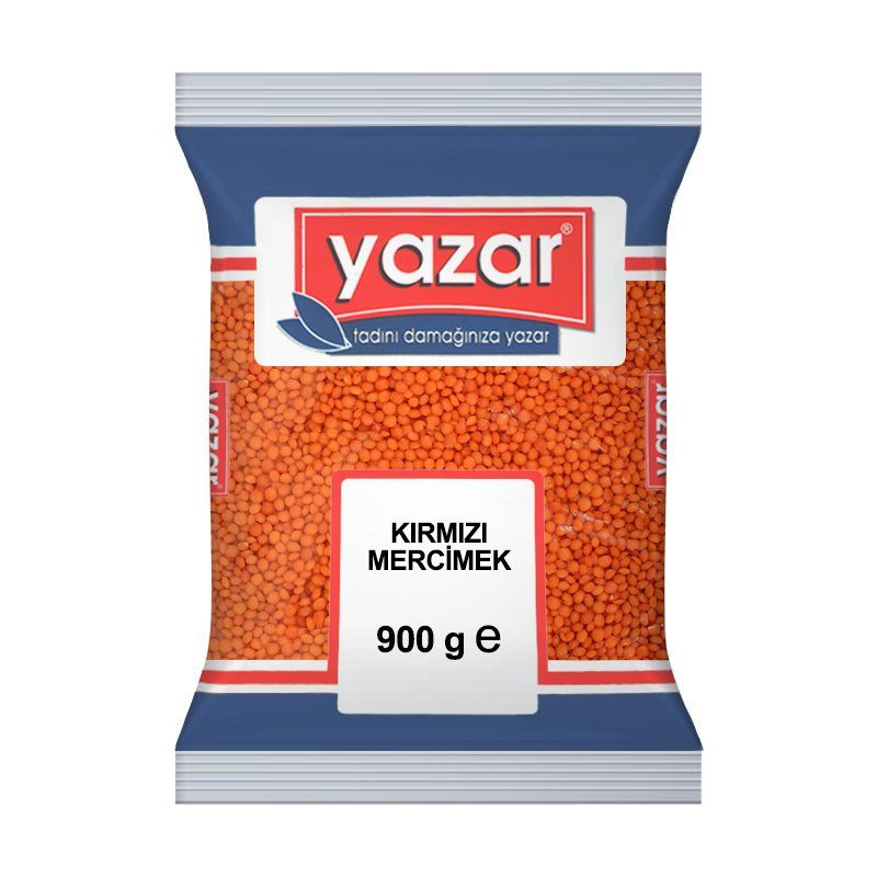 Yazar Kırmızı Mercimek 900 Gr.