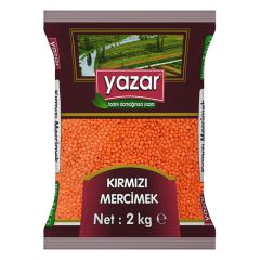 Yazar Kırmızı Mercimek 2 Kg