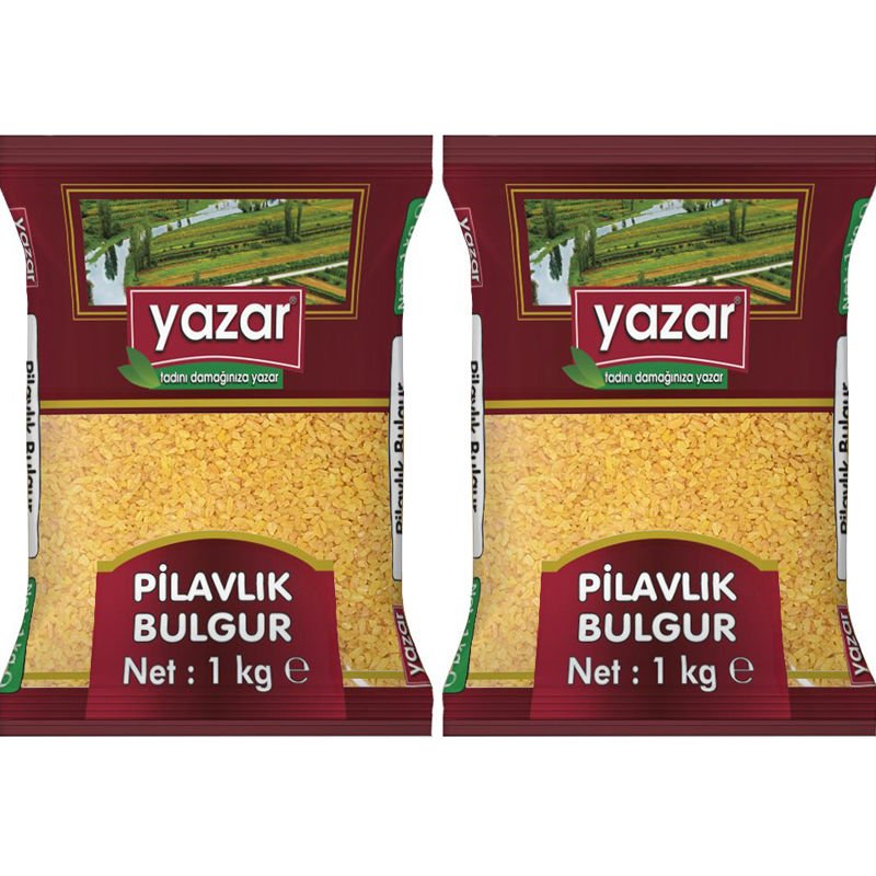 Yazar Pilavlık Bulgur 1 Kg x 2 Paket