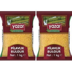 Yazar Pilavlık Bulgur 1 Kg x 2 Paket