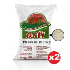 Orti Pilavlık Pirinç 5 kg x 2 Adet