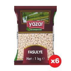 Yazar Kuru Fasulye 1 Kg x 6 Paket