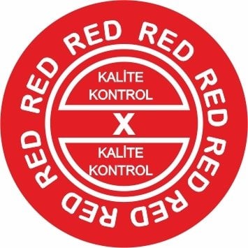 Kalite Kontrol Red Etiketi 1 Paket 1000 Adet