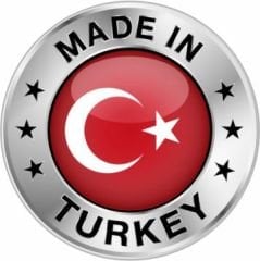 Made İn Turkey Türk Bayraklı Etiket 1 Paket 1000 Adet