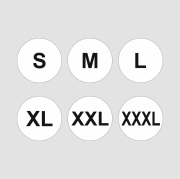 Size/Beden Etiketi (XS-S-M-L-XL-2XL-3XL)