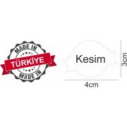 Made İn Türkiye Etiket 1 Paket 1000 Adet