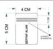 Beyaz 18S Kablo Etiketi (4x5cm) 1 Paket 1000 Kablo Etiketler Lazer Yazıya Uygundur Açık Renk Kablolar İçin Uygundur. A4 Formatında