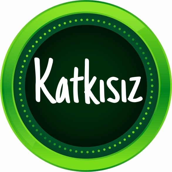 Katkısız Etiketi 1 Paket 500 Adet