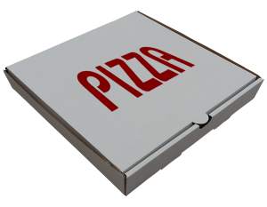 Pizza & Balık Kutusu 27X27X4.5 (cm) Beyaz