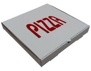 Pizza & Balık Kutusu 33X33X4.5 (cm) Beyaz