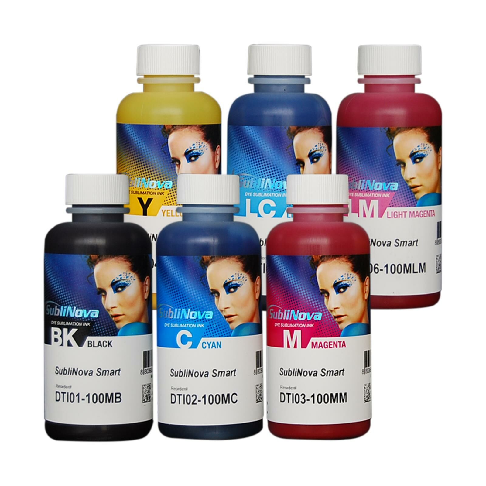 Süblimasyon Inktec Mürekkep Sublinova Epson 6x100ml Set 6 renk