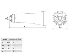 Ark Kaynak Uzatma Prizi 16/95mm2 200A 380/415V