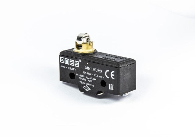 Metal Makaralı Pimli 1CO MN1 Serisi Plastik Mini Switch