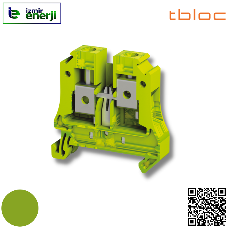 NTT 4 E - 4mm² Ground Rail Terminal Block