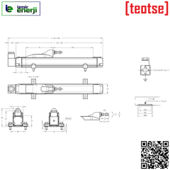 Kızaklı Tip Lineer Cetveller 15-30 V DC Max. Girişi Çal. Boyu 100mm 5 kOhm