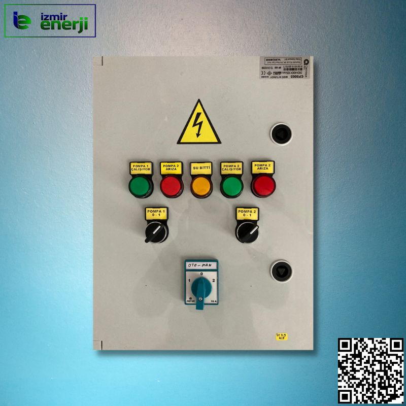 Three Phase 380V AC 18.5 kW / 25 HP Ready Star-Delta Hydrophore Pump Panel ( 2 Groups )