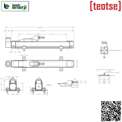 Kızaklı Tip Lineer Cetveller 15-30 V DC Max. Girişi Çal. Boyu 350mm 5 kOhm