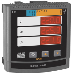 MULTIMET-02R-96 Multimetre Röle Çıkışlı