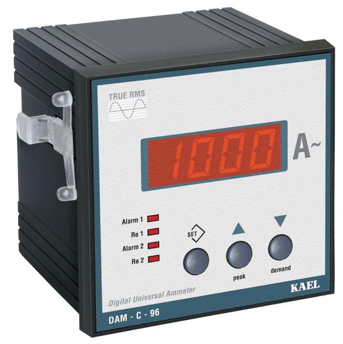 DAM-C-96 AC Universal Ampermetre Aşırı & Düşük Akım Setli