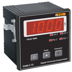 DAM-C-72 AC Universal Ampermetre Aşırı & Düşük Akım Setli