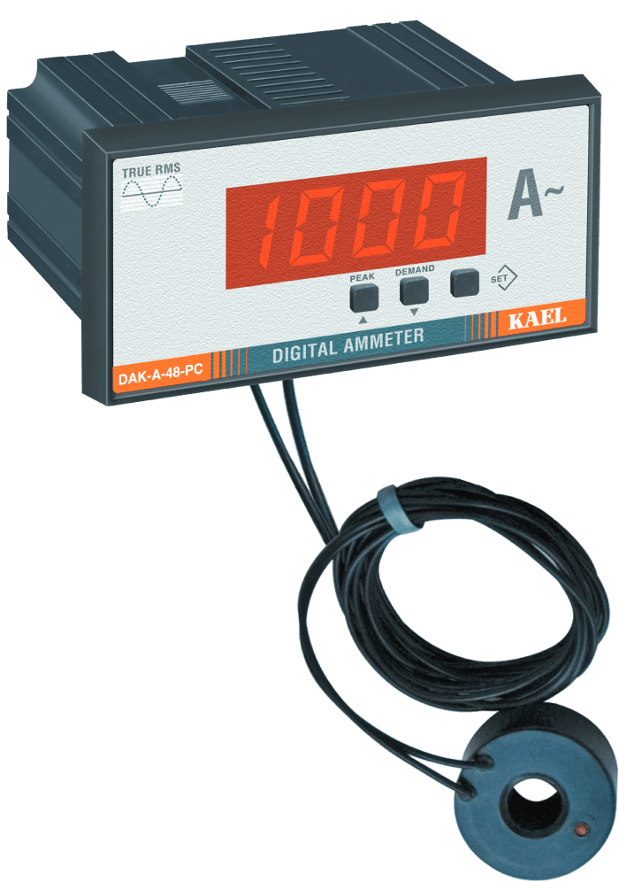 DAK-A-48-PC AC Direkt Ampermetre 100A RS485