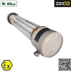 2 X 8W Exproof Luminaire Zone 1 ( Led Tube Short )