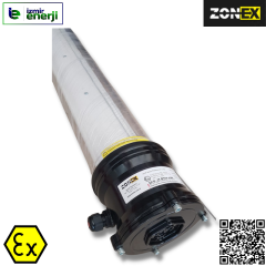 2 X 16W Exproof Acil Kitli Armatür Zone 2 ( Led Tube )
